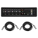 Behringer EUROPOWER PMP550M 500W 5-Channel Powered Mixer, Bundle with 2x H&A 25' XLR M To F Cable