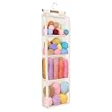 LOVEGRASS Clear Knitting Organizer Storage with Zippers for Crochet Lovers
