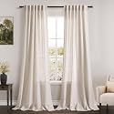 Beige Linen Curtains 84 Inch Length 2