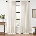 Linen Curtains 90 Inch Long for Living