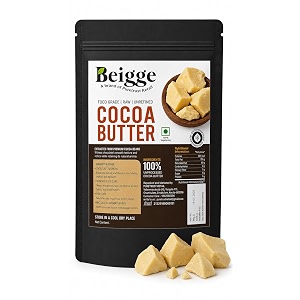 beigge cocoa butter for chocolate making  raw cocoa butter  non-deodorized  pure and raw cocoa butter for hair skin 50g
