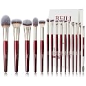 BEILI Makeup Brushes 15Pcs Professional Eyeshadow Brush Set Premium Synthetic Makeup Brushes for Liquid, Cream &amp; Powder Eyeshadow