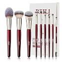BEILI Makeup Brushes 9Pcs Professional Makeup Brush Set, Premium Synthetic Brushes for Foundation, Powder, Blush &amp; Eyeshadow, Soft Vegan Bristles for Liquid, Cream &amp; Powder