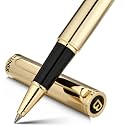 BEILUNER Luxury Gold Rollerball Pen, Stunning Pens with 24K Gold Finish, Noble and Elegant Designs,Schneider Ink Refill, Fancy Gift Set for Men &amp; Women, Executive Writing, Office, Nice Graduation Gift