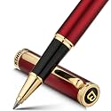 BEILUNER Luxury Rollerball Pen,24K Gold Trim,Noble and Elegant, Burgundy