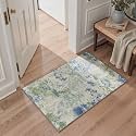 BEIMO 2x3 Area Rugs for Entryway, Green Ivory Washable Abstract Rug
