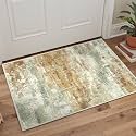 BEIMO 2x3 Area Rugs for Entryway, Orange Green Washable Abstract Rug