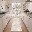 BEIMO 2x8 Runner Rug for Hallway, Beige White Washable Abstract Rug