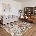 BEIMO 8x10 Area Rugs for Bedroom, Desert Blue Beige Washable Abstract Rug