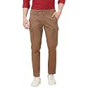 Being Human Beige Cropped Fit Chinos for