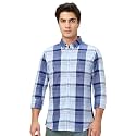 Being Human Blue Regular Fit Regular Collar