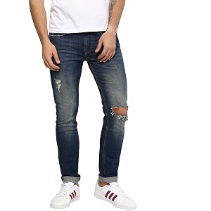 Being Human Blue Slim Fit Denims for