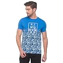 Being Human Blue Slim Fit Round Neck