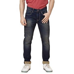 Being Human Blue Slim Fit Mens Denims