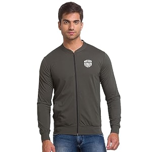 Being Human Forest Green Regular Fit Mens