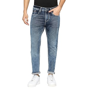 Being Human Blue Cropped Fit Denims for