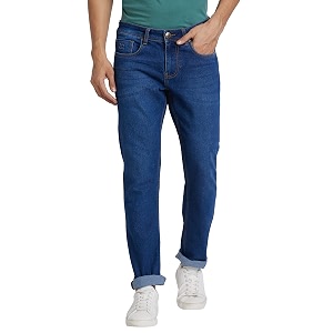being human men cropped fit none denim
