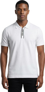 BEING HUMAN Men Solid Polo Neck Cotton
