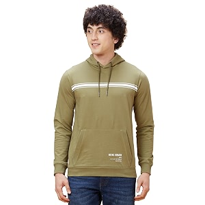 Being Human Olive Regular Fit Long Sleeves