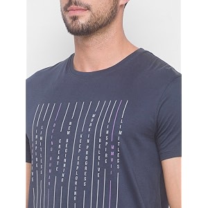 Being Human Pink Regular Fit Round Neck