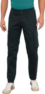 being human navy slim fit joggers for men by being human clothing men cargos
