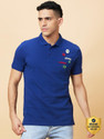 BEING HUMAN Solid Men Polo Neck Dark