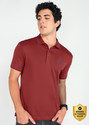 BEING HUMAN Solid Men Polo Neck Maroon