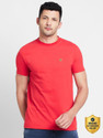 BEING HUMAN Solid Men Round Neck Red