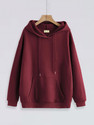 BEING WANTED Full Sleeve Solid Women Sweatshirt