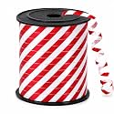 BEISHIDA 250 Yards Red and White Curling Ribbon Balloon String, Balloon Ribbon for Crafts Crimped Curling Ribbon for Gift Warppping Baby Shower Birthday Wedding Christmas Decorations