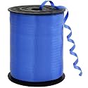 BEISHIDA 500 Yards Matte Dark Blue Ribbon Curling Crimped Ribbon Balloon String Ribbons for Gift Wrapping Ribbon for Birthday Party Festival Art Craft Decor Florist Flowers Decoration