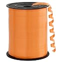 BEISHIDA 500 Yards Matte Orange Curling Ribbon Balloon String Crimped Ribbons for Gift Wrapping Ribbon for Birthday Halloween Fall Autumn Harvest Party Decoration Christmas Gift Wraps