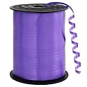 BEISHIDA 500 Yards Matte Purple Ribbon Curling Crimped Ribbon Balloon String Ribbons for Gift Wrapping Birthday Party Festival Art Craft Decor Florist Flowers Decoration