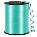 BEISHIDA 500 Yards Matte Teal Blue Curling Crimped Ribbon Balloon String Ribbons for Gift Wrapping Ribbon for Wedding Christmas Proposal Birthday Baby Shower Decoration