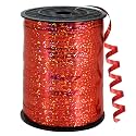 BEISHIDA 500 Yards Red Ribbon Crimped Curling, Balloon String Shiny Metallic Roll for Gift Wrapping Ribbon for Birthday Valentines Day Wedding Mother's Day Party Decorations