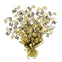 Beistle 54280-GD Gold 50 Gleam 'N Burst Centerpiece, 15-Inch, Gold
