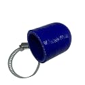 1-3/16" (30mm) Blue Universal Reinforced Silicone Coolant Cap With Clamp For bypass heater Vacuum Water Port Protective End Cap Kit