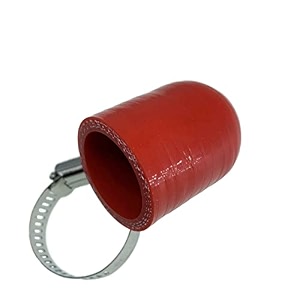 134 25mm red universal reinforced silicone coolant cap with clamp for bypass heater vacuum water port protective end cap kit