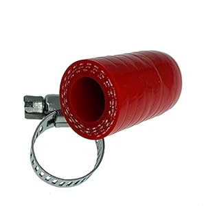3834 95mm red universal reinforced silicone coolant cap with clamp for bypass heater vacuum water port protective end cap kit