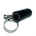 5/16" (8mm) Black Universal Reinforced Silicone Coolant Cap With Clamp For bypass heater Vacuum Water Port Protective End Cap Kit