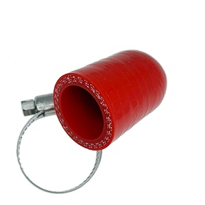 7834 22mm red universal reinforced silicone coolant cap with clamp for bypass heater vacuum water port protective end cap kit