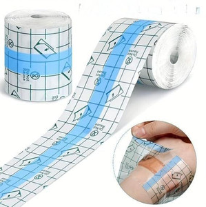 belanto transparent stretch adhesive bandage roll 7cmx10mwaterproof dressing tape crepe bandage