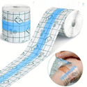 Belanto Transparent Stretch Adhesive Bandage Roll 7CMx10M,Waterproof Dressing Tape Crepe Bandage