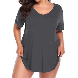 BELAROI Women Plus Size Tops V-Neck Tunics