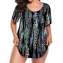 BELAROI Women Plus Size Tops V-Neck Tunics