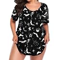 BELAROI Women Plus Size Tops V-Neck Tunics
