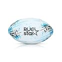 Belco Sports RUGSTAR Blue 3Ply Synthetic Rubber Top Grade Rugby Ball Size 5