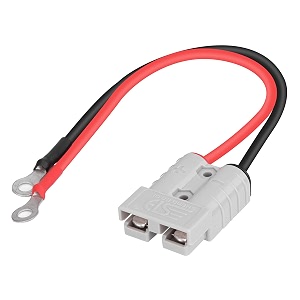 battery adapter cable 10awg for c20 c30 c35 c40 charger o-type terminal to anderson sb-50 connector cable for car motor tractor