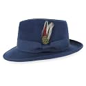 Belfry Gangster Men’s Fedora – Crushable 100% Wool Felt Hat, Stain Resistant &amp; Travel Friendly Dress Fedora