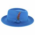 Belfry Gangster Men’s Fedora – Crushable 100% Wool Felt Hat, Stain Resistant &amp; Travel Friendly Dress Fedora